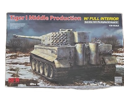 RFM Rye Field Model 1/35 Tiger I Middle Production Full Interior Tank Kit 5010