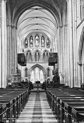 Choir St Patrick'S Cathedral Dublin City Co Dublin Ireland C1900 Old Photo