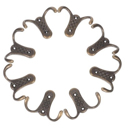  8 Pcs Clothes Hook for Bathroom Coat Rack Hooks Hardware Ceiling Cabinets