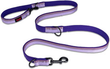 Double-Ended Lead for Dogs, Size Large, Purple, 2M, Best Premium Puppy & Dog Lea