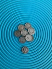 ***JUNK SILVER*** 90% Silver Roosevelt Dimes (10) with a Bonus Mercury Dime. 👀
