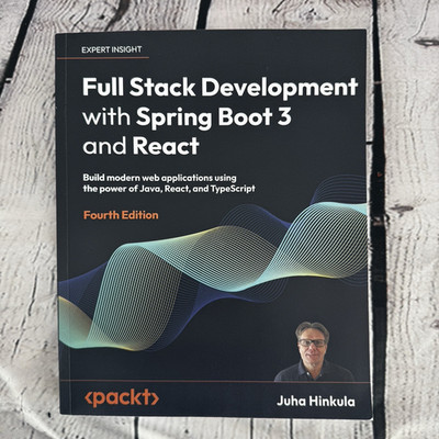 NEW Full Stack Development with Spring Boot 3 and React - Fourth Edition