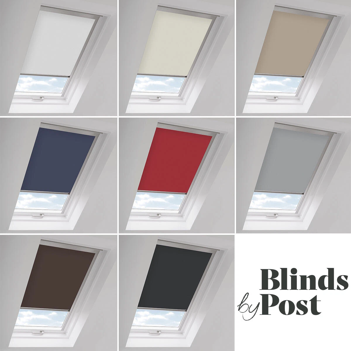 Blackout Thermal Skylight Blinds Compatible With Velux Roof Windows All Sizes