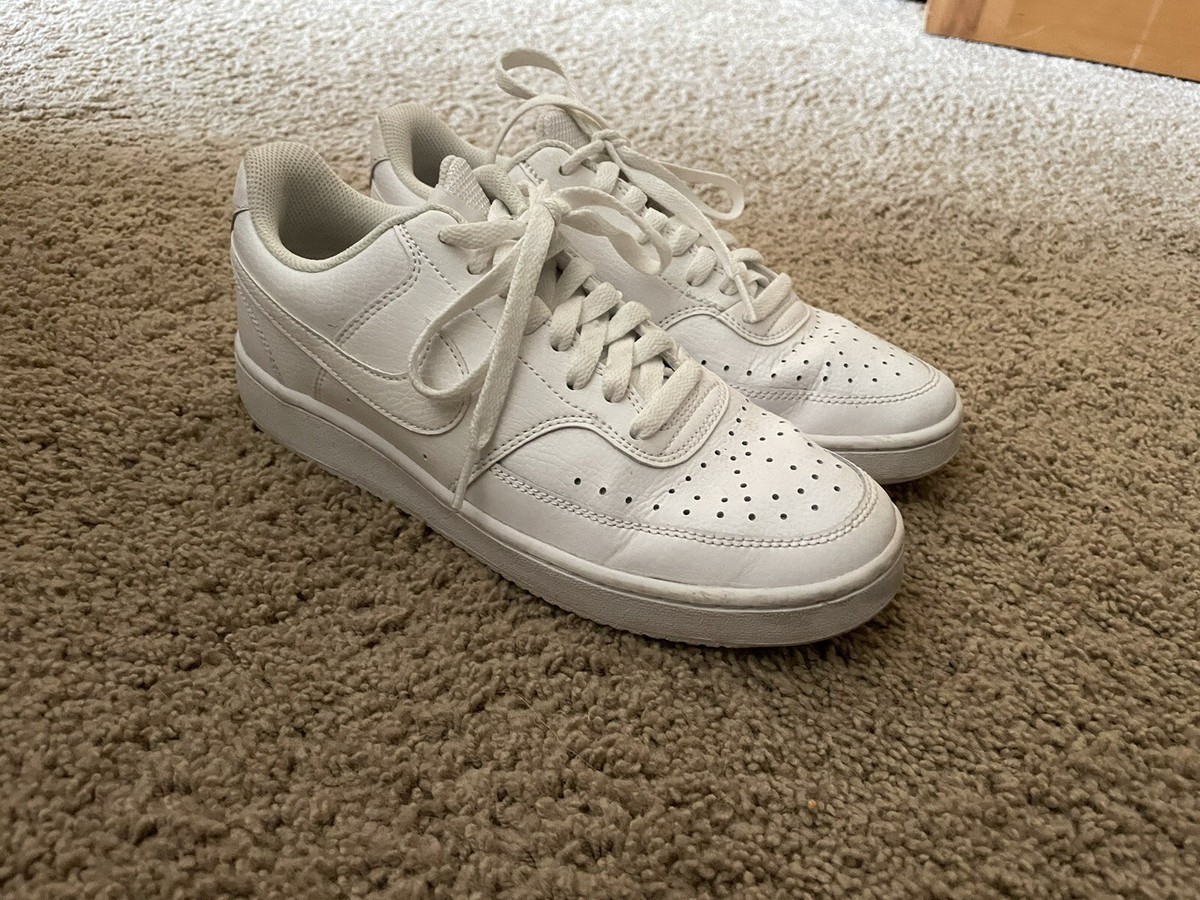 Nike Court Vision‎ Low Mens 9 White CD5434-100 Classic Basketball Sneakers NIKE Court Vision Low CD5434 100 - Shiekh main image 2
