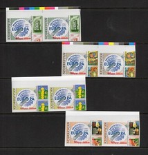 S1884   Azerbaijan   2007   Europa   SURCHARGED IMPERF PAIRS   MNH
