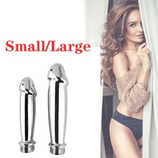 Metal Cleaning Anal Shower Enema Douche Nozzle Wash Anus Vaginal Colon Cleaner