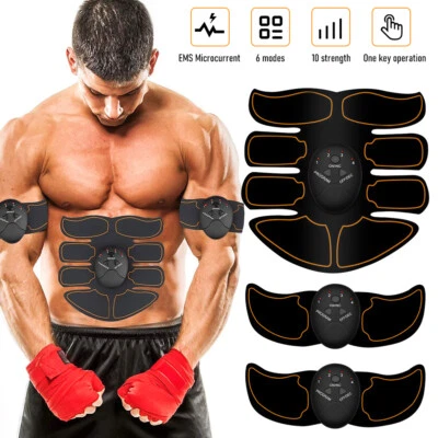 Electric ABS Belt Machine Muscle Stimulator Abdominal Burner Belly Fat Trainer - Image 1 of 4