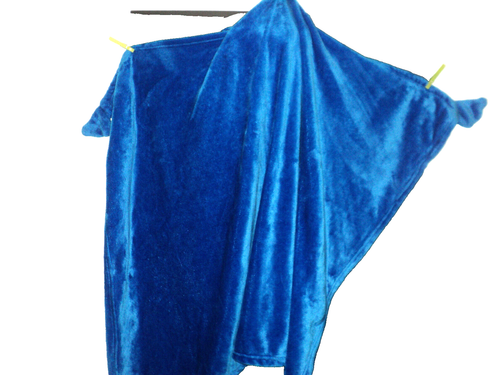 Northpoint Kids Bath or Beach Towel Shark Hooded Boy's Royal Blue Soft - Afbeelding 3 van 4