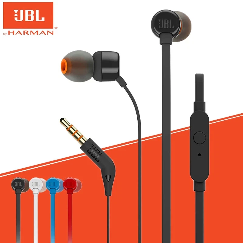 JBL T110 in Ear Headphones Black