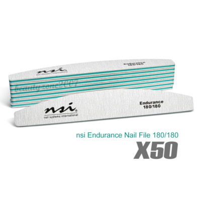 nsi Endurance Nail File 180/180 x 50 Pieces