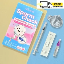 ACCUFAST Sperm Test Kit For Male Pregnancy Preparation Sperm Count Accuracy 99%