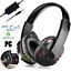 miniature 10  - 3.5mm LED Gaming Headset Stereo Headphone Bass Surround MIC for PS4 Xbox One PC