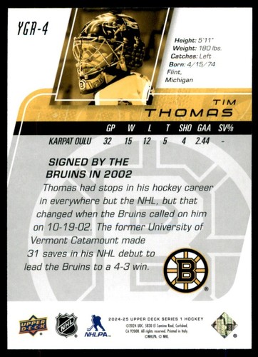2024-25 UPPER DECK SERIES 1 HOCKEY YOUNG GUNS YG RENEWED -PICK FROM LIST- U-PICK - Picture 5 of 130