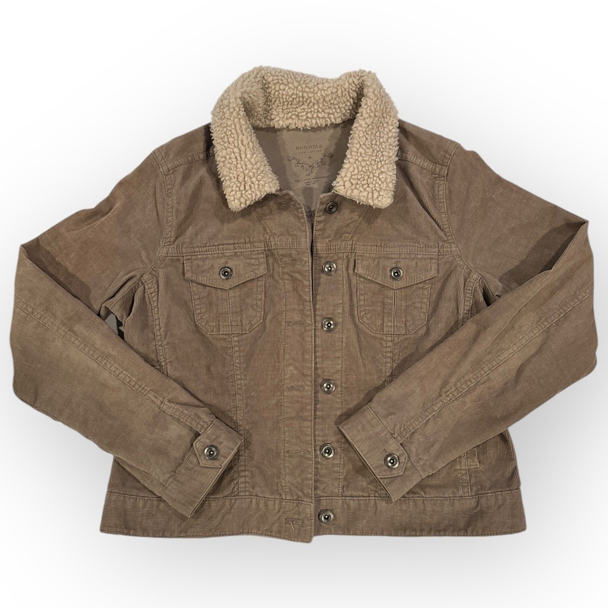 Sherpa Lined Sonoma Corduroy Jacket Sonoma Life Style Corduroy