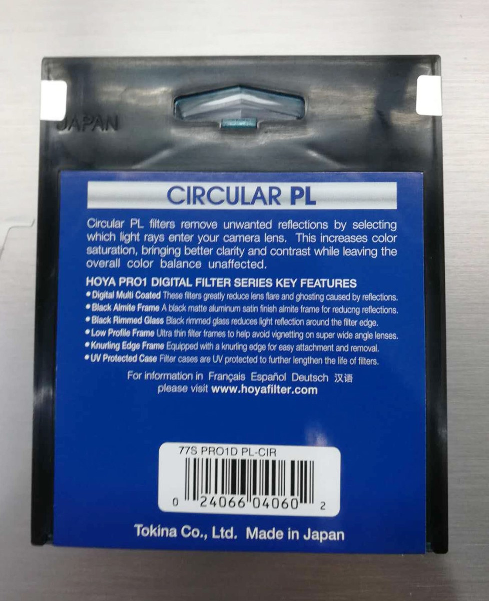 Genuine HOYA 77mm Pro1 Digital Circular PL Filter 77 mm CPL C-PL