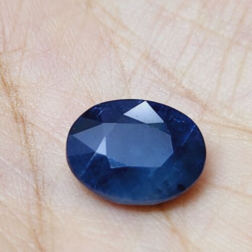 10.00 Ct Natural Ceylon Blue Sapphire Oval Cut Faceted Loose Gemstone