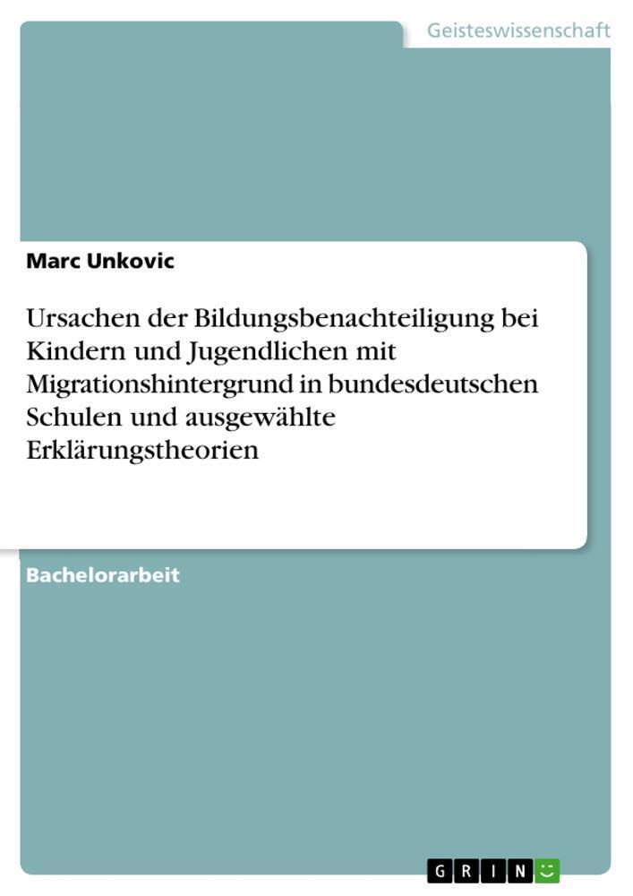 Thumbnail - Ursachen Der Bildungsbenachteiligung Bei Kindern Und Jugendlichen