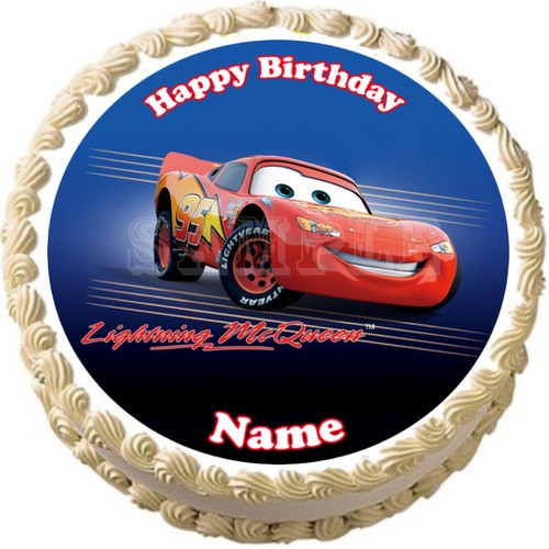 CARS MCQUEEN Edible Cake topper Party image - Picture 9 of 10