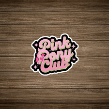 Pink Pony Club Pinkie Pie Retro Sticker for MLP Fans  Collectors 2439