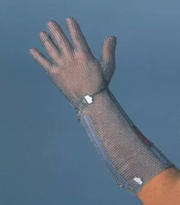 niroflex 2000 Stainless Steel Mesh Safety Glove GU-2509 6" Cuff Sz Large NEW