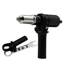 Electric Rivet Gun Drill Adapter Riveting Tool Insert Cordless Power Drill Tool