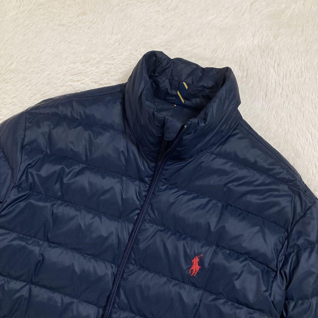 Polo Ralph Lauren piumino confezionabile logo pony blu navy taglia S