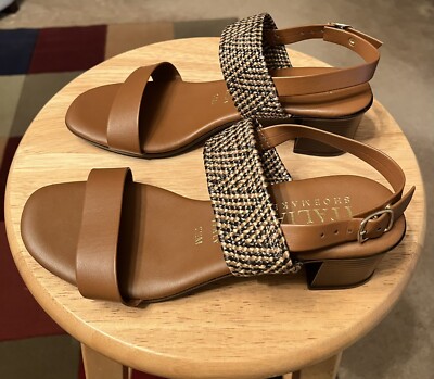 Italian Shoe Makers Women's Made In Italy Brown Double