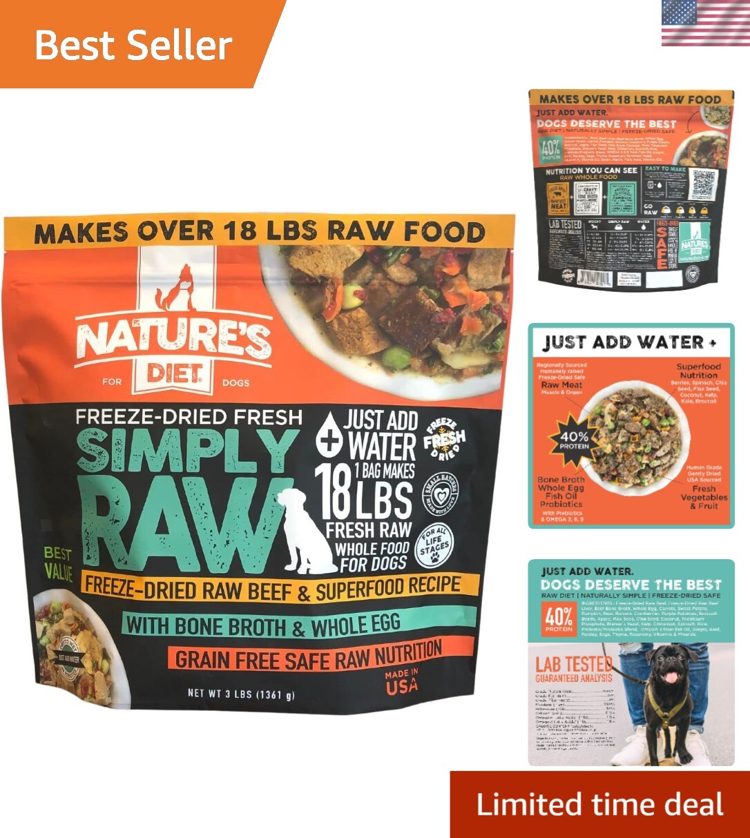 - 18 Lbs Made With Superfoods