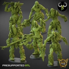 Peak Wanderers (Sets) | Giant | 3D Printed Miniature | Clay Beast Creation |