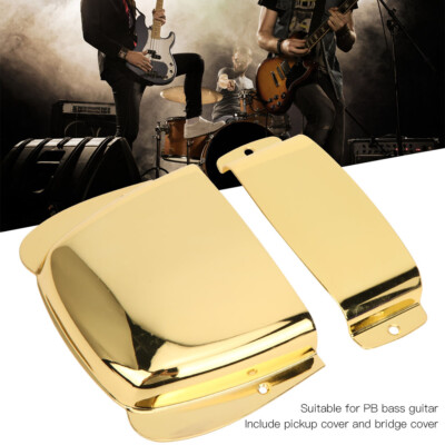 Pickup Bridge Cover Set Zinc Alloy Bass Protective Cover For PB Electric Bass A
