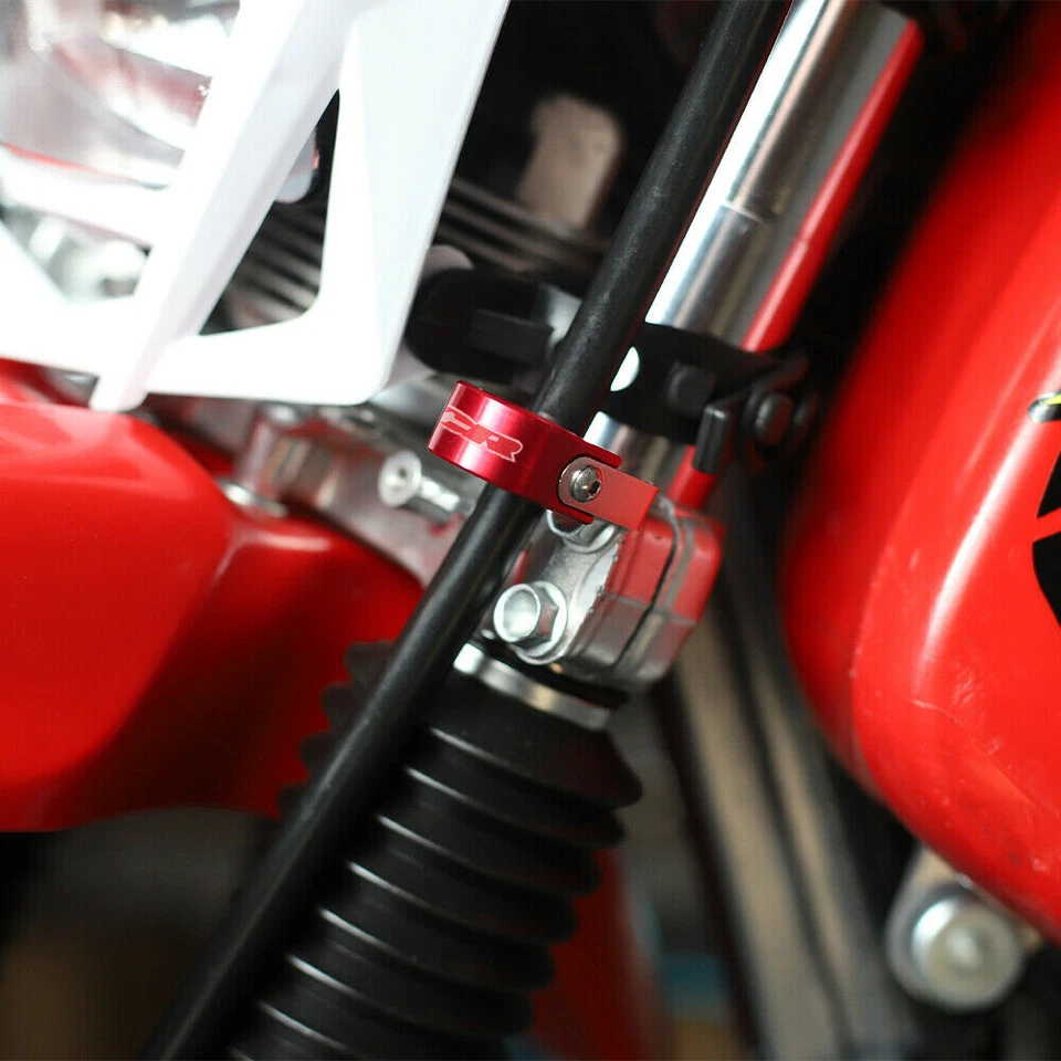 Guía inferior de manguera de freno delantero CNC para HONDA CR80R/RB CR85R CR125R CR250R CR500R Foto 3 de 4