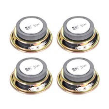 3W 4 Ohm DIY Audio Speaker Loudspeaker 50mm Round-shape 4pcs