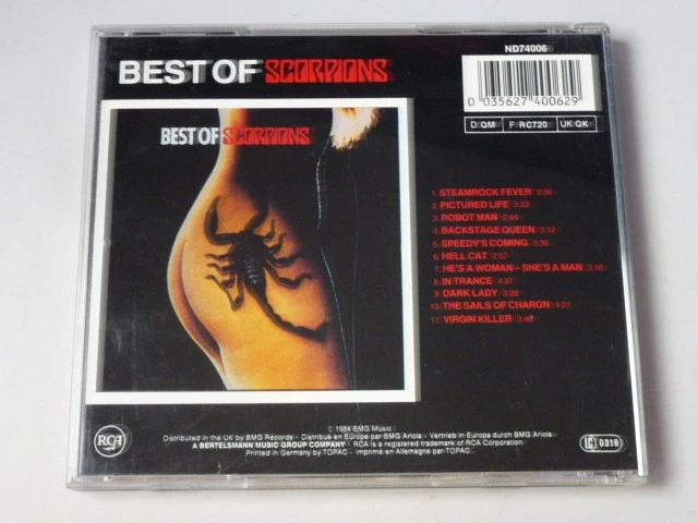 Scorpions - Best of CD Sammlungsauflösung - Bild 2 von 2