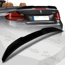 For 2015-2021 BMW 2-Series F23 Convertible W-Power Pearl Black Trunk Spoiler