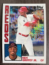 2019 Topps Silver Pack Ken Griffey Jr. 1984 Mojo Chrome Refractor #T84U-14