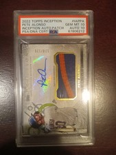 2022 Topps Inception Pete Alonso Auto Patch #IAP-PA /125 PSA 10 Auto 10 Card