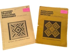 Lot Of 2 Hardanger Embroidery Favorites & Advanced Charted Hardanger Embroidery￼