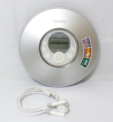 Sony MP3/ATRAC Walkman - Portable CD Player - Silver (D-NE319/S