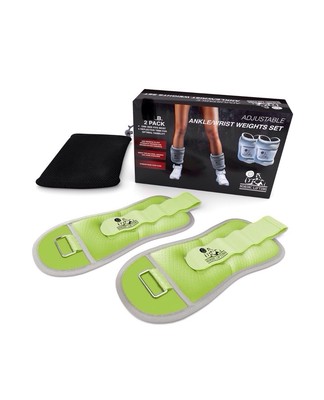 NORDIC LIFT Knöchel-/Handgelenkgewichte für Damen & Herren - voll verstellbar. 3 Pfund (2er Pack)