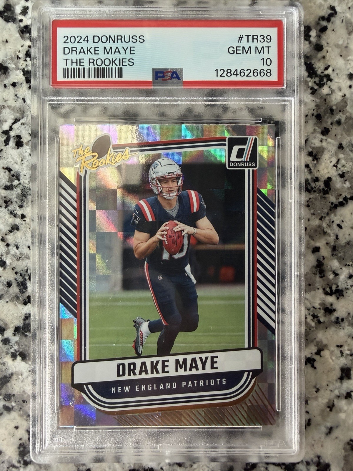 2024 Donruss #TR-39 Drake Maye The Rookies PSA 10