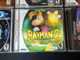 Dreamcast 6 Game Lot - Rayman Resident Rush Kombat Virtual Space - CIB + Reg