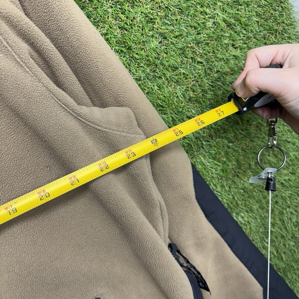 Chaqueta JACK WOLFSKIN Para Hombres 2XL XXL Exterior Senderismo Cremallera Completa Trabajo Con Capucha Marrón MG07 Foto 3 de 4