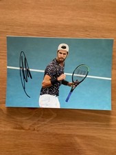 AUTOGRAF KAREN KHACHANOW ROSJA TENIS WIELKI SLAM WIMBLEDON OLIMPIADA OSOBIŚCIE