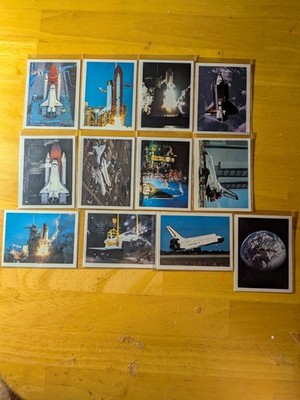 NASA Space Shuttle Cards Lot Of 12 (1990) - Challenger On Boeing 747/Discovery