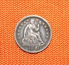 1847 Seated Liberty Silver Half Dime, H10c