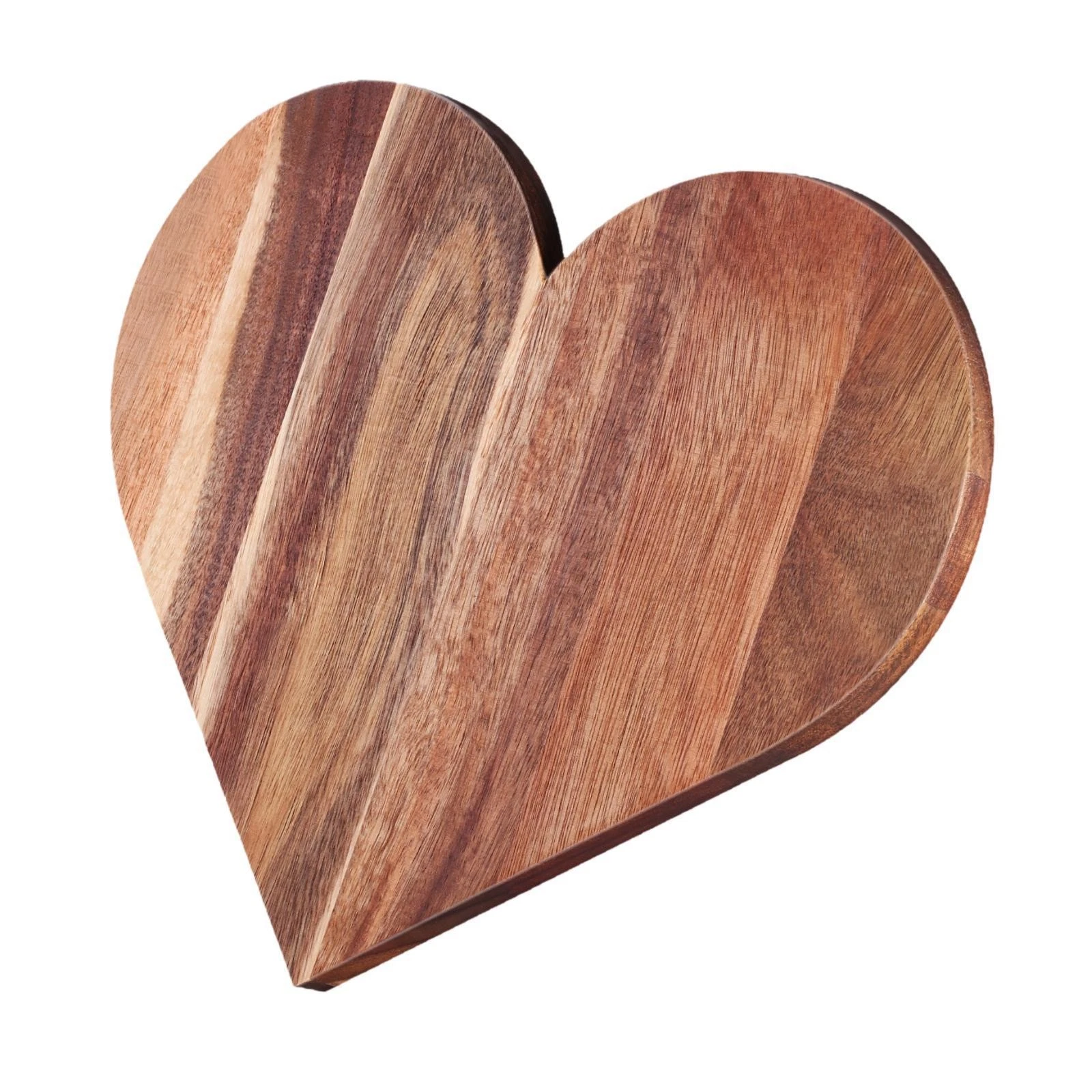 Wood Heart Shape Chopping Board Charcuterie Board Smooth Surface Portable