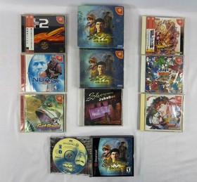 Sega Dreamcast HKT-3020 Console with 8 Games, Controller