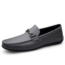 Scarpe da uomo di lusso in pelle mocassini business slip-on fatti a mano scarpe da guida