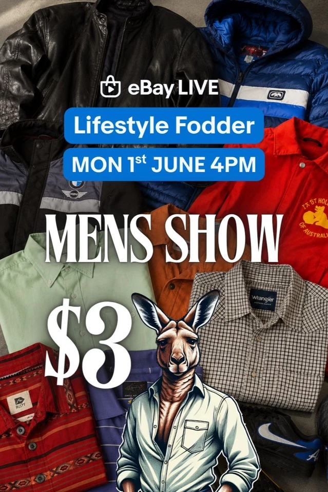 MENS $3 SHOW! | Jackets, Shoes, Shirts and MORE! Preloved Fun