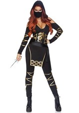 Female Ninja Costume Adult Halloween Large